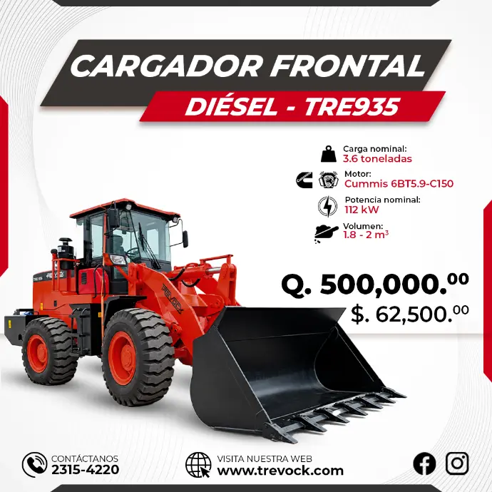 CARGADOR 935XM MOTOR CUMMINS 